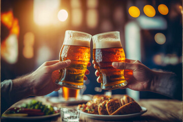 Two Glasses of Beer and the Tradition of Toasting