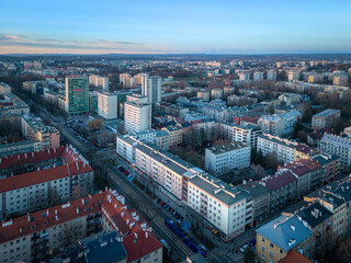 Panorama miast a lotu ptaka