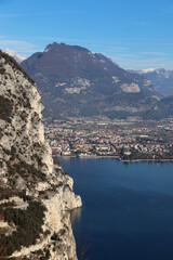 VEDUTA DI RIVA DEL GARDA DALLA STRADA DEL PONALE