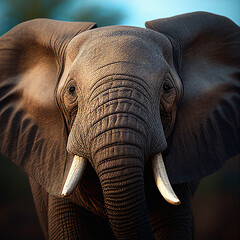 African Bush Elephant - Generative Ai