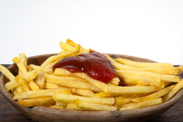 fast food baked potato on table