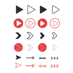 Arrows icons vector design 