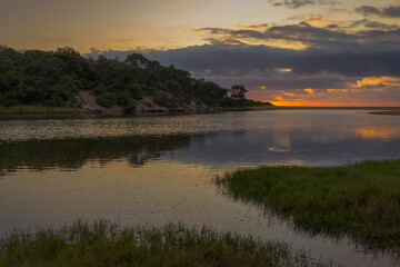 Wamberal Lagoon Cloudy Sunrise
