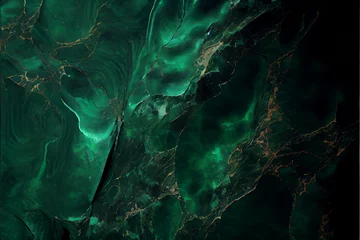 Poster Emerald Green Marble texture  © Trendboyt