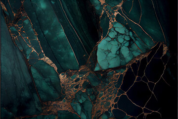 Fototapeta premium Emerald Green Marble texture 