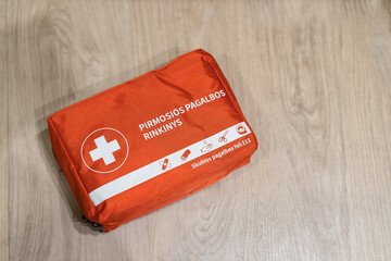 Lithuanian First aid kit - to use in car - Europe union