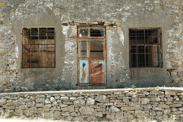 Old abandoned stone house