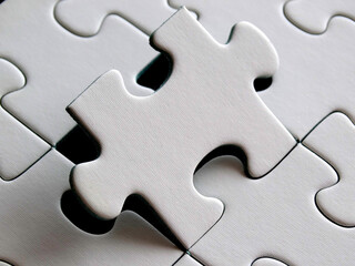 puzzle photo concept for business strategy and solution