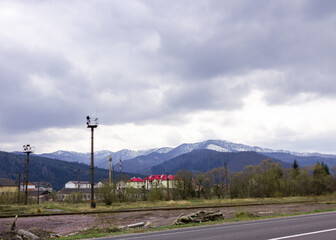 railway in the mountains