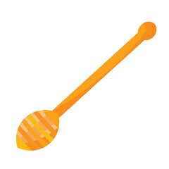 Isolated colored honey stick icon Colored design Vector