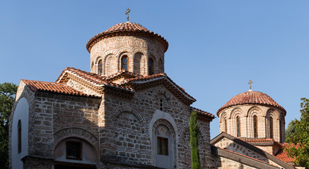 Fototapeta na wymiar The Bachkovo Monastery of the Dormition of the Theotokos, of the Mother of God Petritzonitissa.