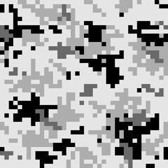 Camouflage military pixel