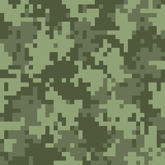 Camouflage military pixel