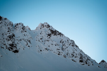 snow covered mountain