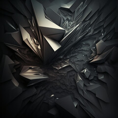 abstract 3d dark background ai