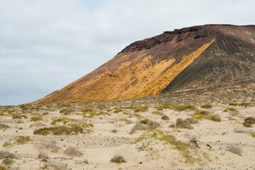 Dune with the Yellow Mountain in the background