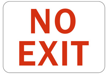 Not an exit sign and labels 