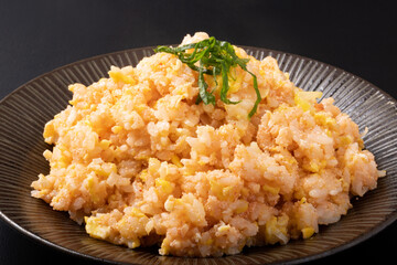 明太子バターチャーハン