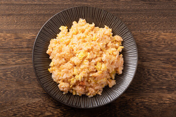 明太子バターチャーハン