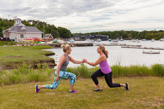 Lunging Partner Workout