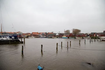 Deurstickers Kleiner Fischereihafen Dänemark Binnensee © eremit08