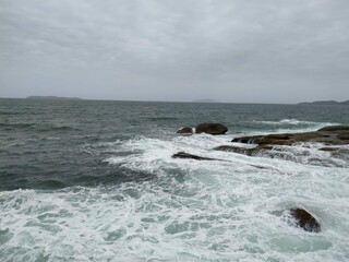 Rough seas