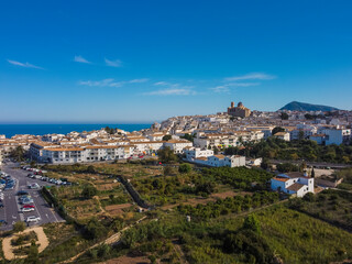 Fototapeta na wymiar Aerial view of Altea, Alicante, Spain