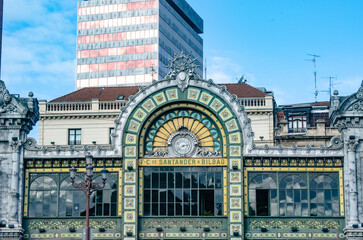 Estación de tren de la Concordia en Bilbao