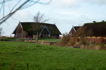 Wikinger Haus Häuser historisch Langhaus