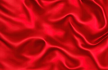 Rich Red Fabric Background - Lustrous Red Textile textures