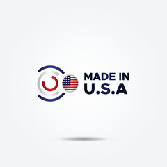 Made In USA Elegant Label Design