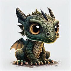 Adorable Baby Dragon, Generative AI