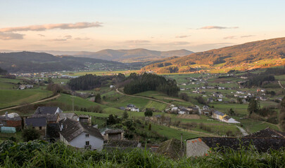 beautiful valley in the north of Spain