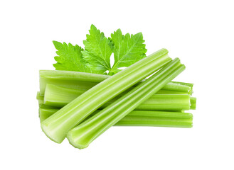 Fresh celery on transparent png