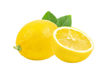 lemon on transparent png