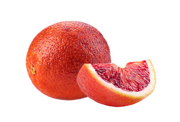 blood orange on  transparent png