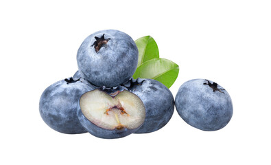 blueberries on transparent png