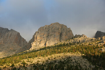 Mount Kaletepe on Aladaglar National Park in Nigde, Turkey. Aladaglar is most important mountain range in Turkey.
