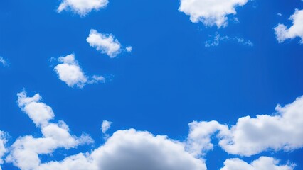 Obraz na płótnie Canvas White cloud on blue sky.