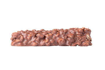 wafer ceramel crispy chocolate isolated on white background