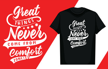 Lettering T Shirt Design, Motivational Saying T Shirt Design, Typography T Shirt Design