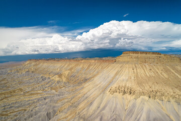 Aerial view on the Mount Garfield mountain in Colorado. National park in Colorado Mt. Garfield