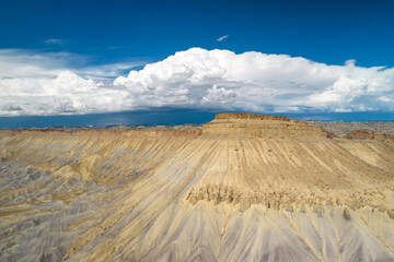 Aerial view on the Mount Garfield mountain in Colorado. National park in Colorado Mt. Garfield
