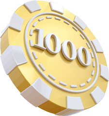 Casino 1000 Coin 3D 