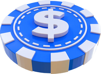 Casino Momney Coin 3D