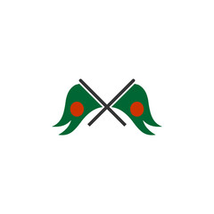 Bangladesh independence day icon set vector sign symbol