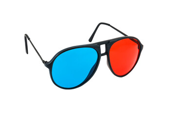 Red and Blue 3D glasses
