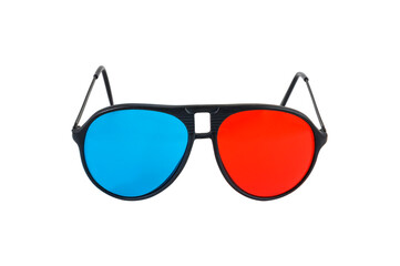 Red and Blue 3D glasses