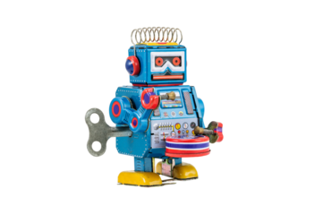 Retro robot toys