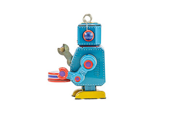 Retro robot toys